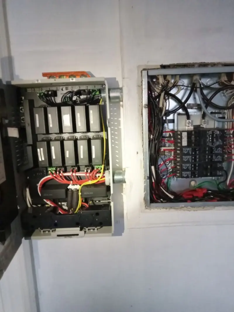 Electrical panel upgrade completed for Security Camera Wiring in Crystal River